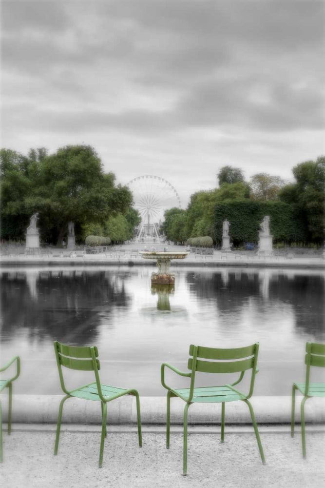 Tuileries Fountain 1 Poster Print by Alan Blaustein-VARPDXB3428D Image 1