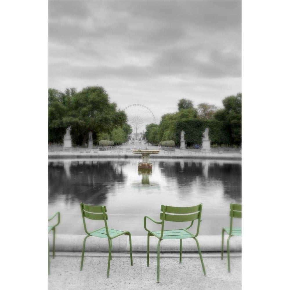 Tuileries Fountain 1 Poster Print by Alan Blaustein-VARPDXB3428D Image 2