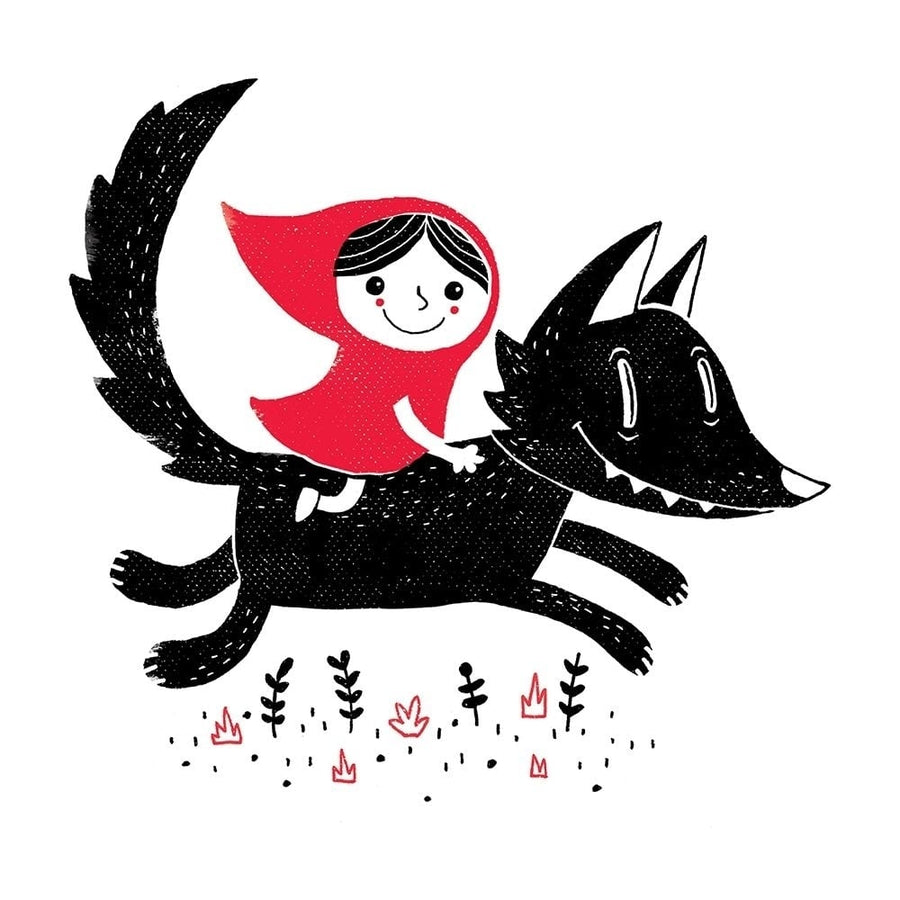 Red Riding Poster Print by Michael Buxton-VARPDXB3718D Image 1