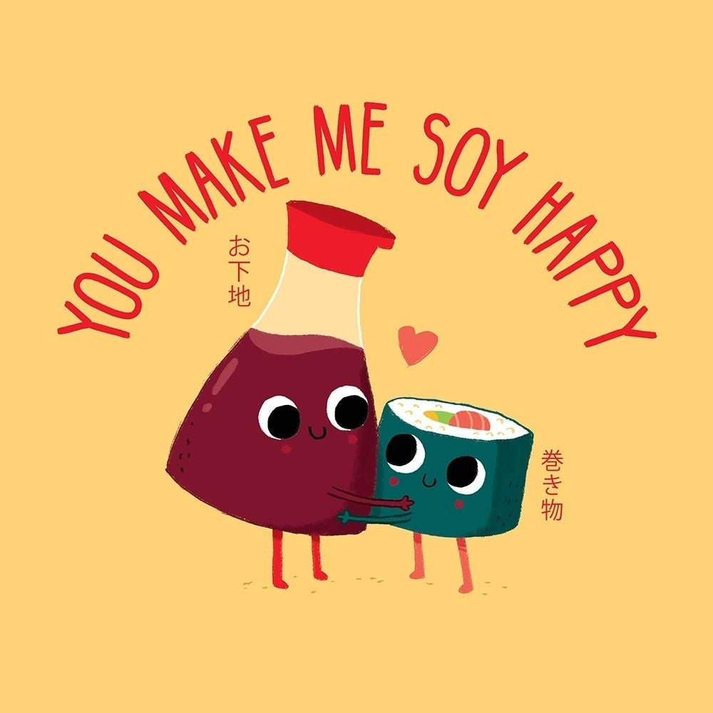 Soy Happy Poster Print by Michael Buxton-VARPDXB3775D Image 1