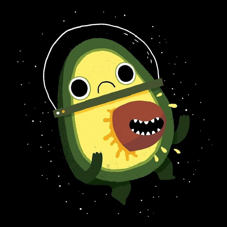 Alien Avocado Poster Print by Michael Buxton-VARPDXB3839D Image 1