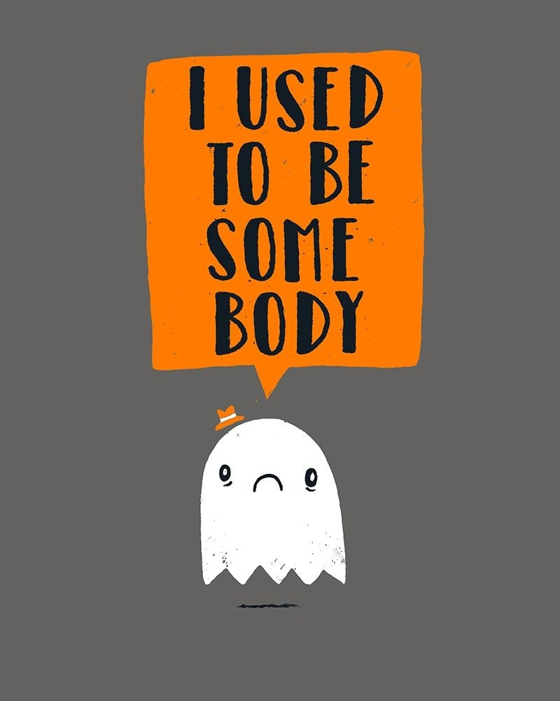 I Used To Be Some Body Poster Print by Michael Buxton-VARPDXB3848D Image 1