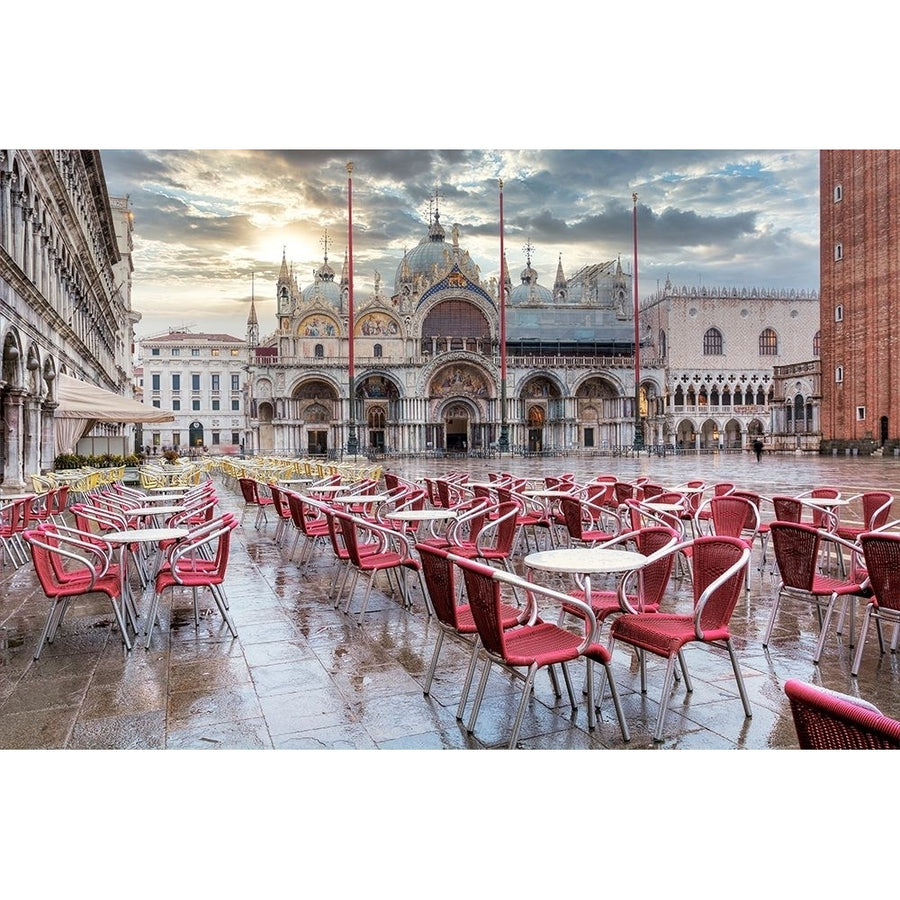 Piazza San Marco At Sunrise 14 Poster Print by Alan Blaustein-VARPDXB4004D Image 1