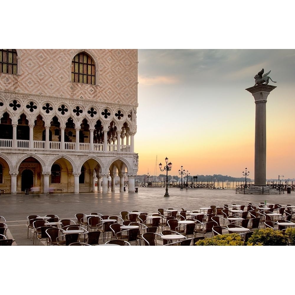 Piazza San Marco Sunrise 4 Poster Print by Alan Blaustein-VARPDXB4006D Image 1