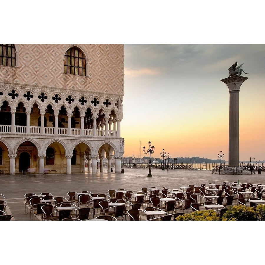 Piazza San Marco Sunrise 4 Poster Print by Alan Blaustein-VARPDXB4006D Image 1