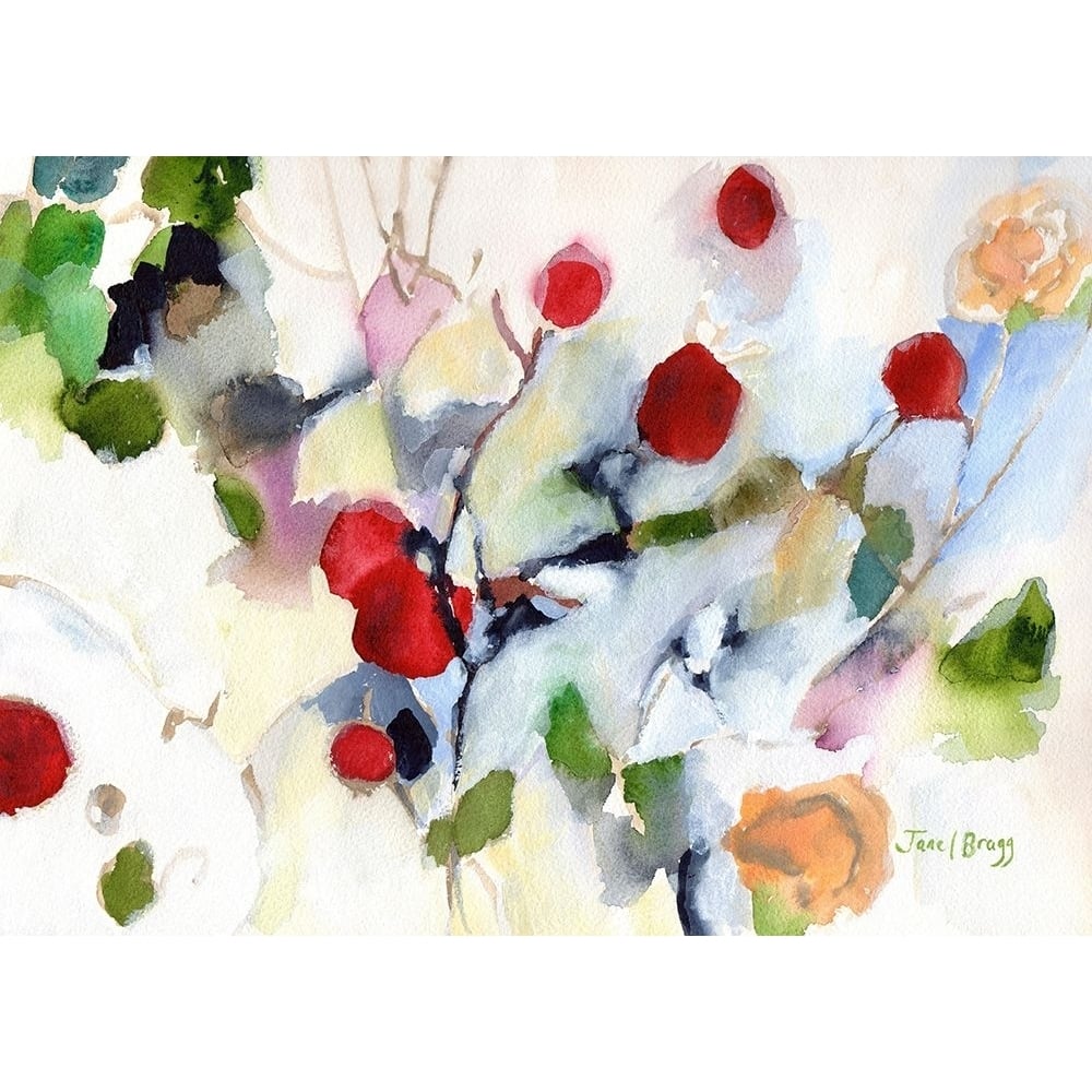 Rose Hips at Christmas No. 2 Poster Print - Janel Bragg-VARPDXB4264D Image 1