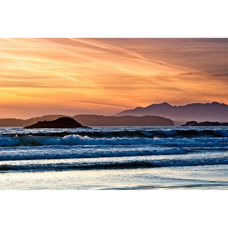 A Long Beach Sunset Poster Print - Chuck Burdick-VARPDXB4282D Image 1