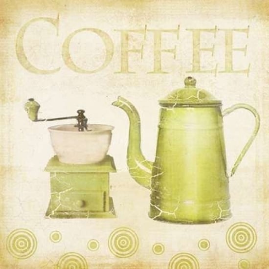 Coffee Retro Poster Print by Beth Albert-VARPDXBA1173 Image 1