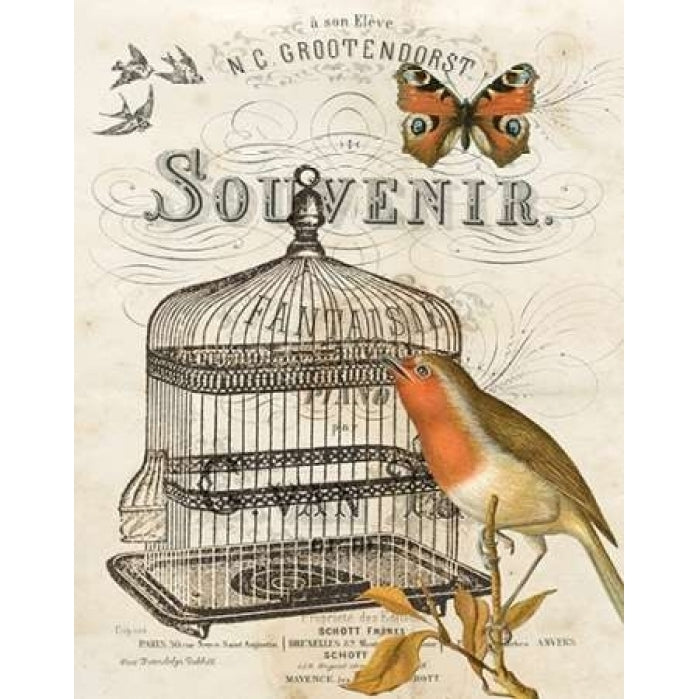 Music Bird II Poster Print by Gwendolyn Babbitt-VARPDXBAB027 Image 1