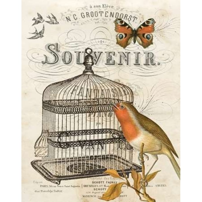 Music Bird II Poster Print by Gwendolyn Babbitt-VARPDXBAB027 Image 1