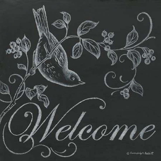 Bird Welcome Poster Print by Gwendolyn Babbitt-VARPDXBAB038 Image 1