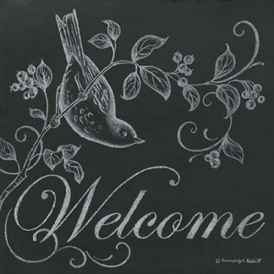 Bird Welcome Poster Print by Gwendolyn Babbitt-VARPDXBAB038 Image 2