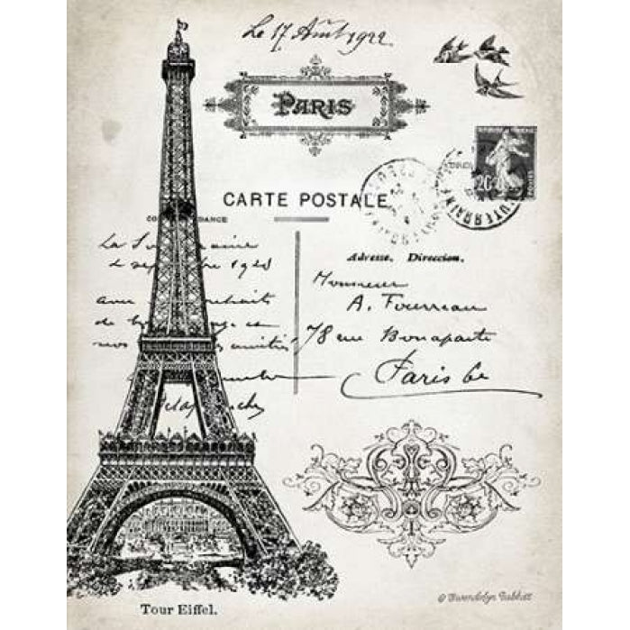 French Landmark I Poster Print by Gwendolyn Babbitt-VARPDXBAB073 Image 1