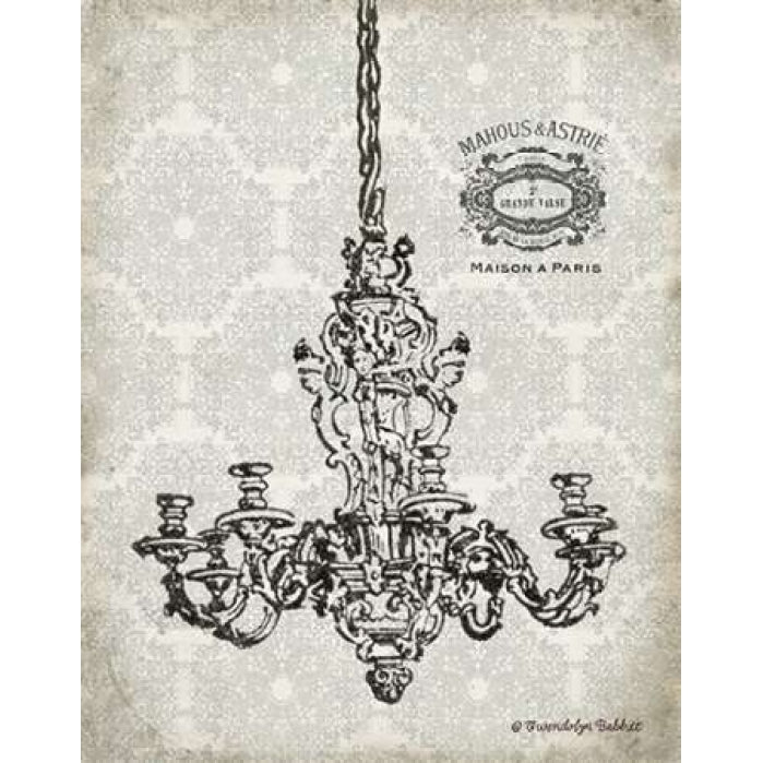 Vintage Chandelier II Poster Print by Gwendolyn Babbitt-VARPDXBAB126 Image 1