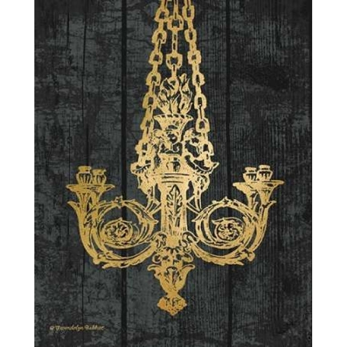 Gold Chandelier II Poster Print by Gwendolyn Babbitt-VARPDXBAB130 Image 1