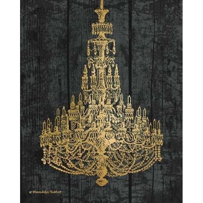 Gold Chandelier I Poster Print by Gwendolyn Babbitt-VARPDXBAB129 Image 2