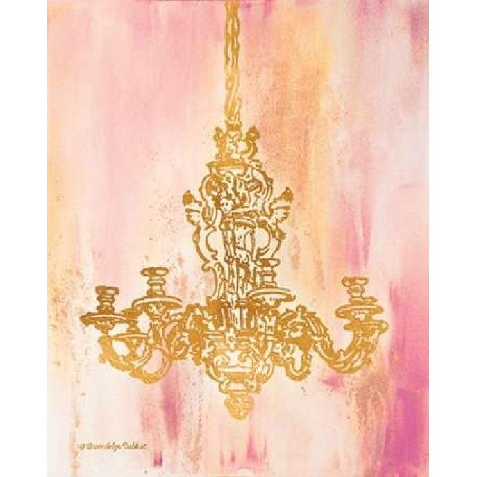 Pink and Gold I Poster Print by Gwendolyn Babbitt-VARPDXBAB131 Image 1