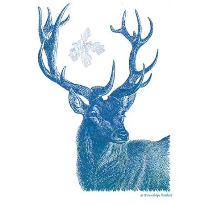 Indigo Deer I Poster Print by Gwendolyn Babbitt-VARPDXBAB151 Image 1