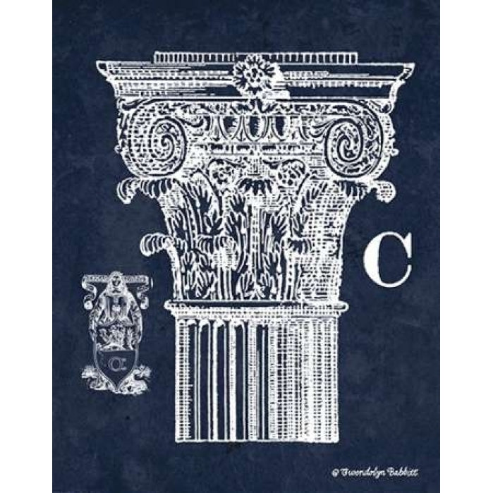 White Column C Poster Print by Gwendolyn Babbitt-VARPDXBAB180 Image 1