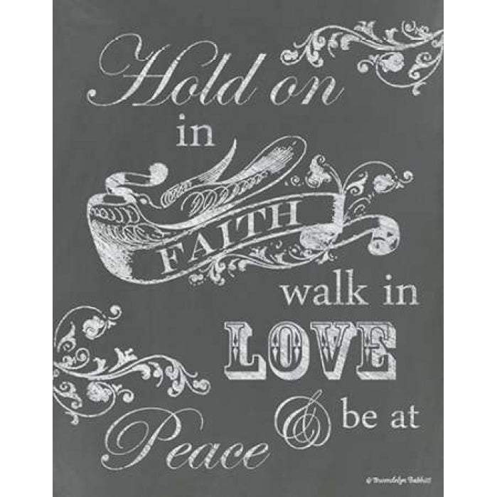 Hold on in Faith Poster Print by Gwendolyn Babbitt-VARPDXBAB215 Image 2