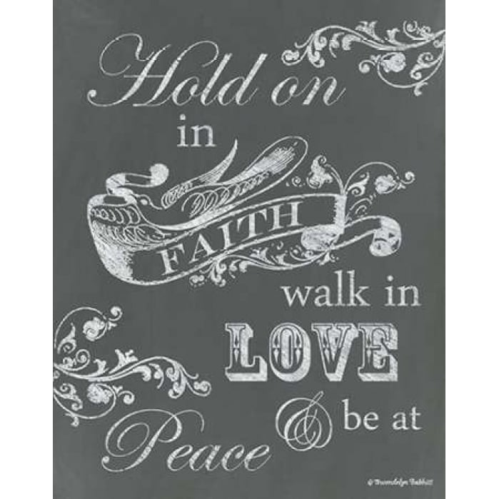 Hold on in Faith Poster Print by Gwendolyn Babbitt-VARPDXBAB215 Image 1