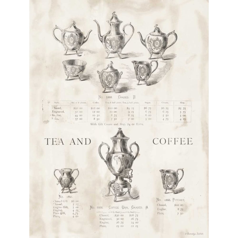 Tea and Coffee Poster Print by Gwendolyn Babbitt-VARPDXBAB245 Image 2