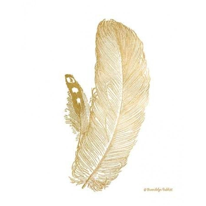 Feather on White I Poster Print by Gwendolyn Babbitt-VARPDXBAB322 Image 2