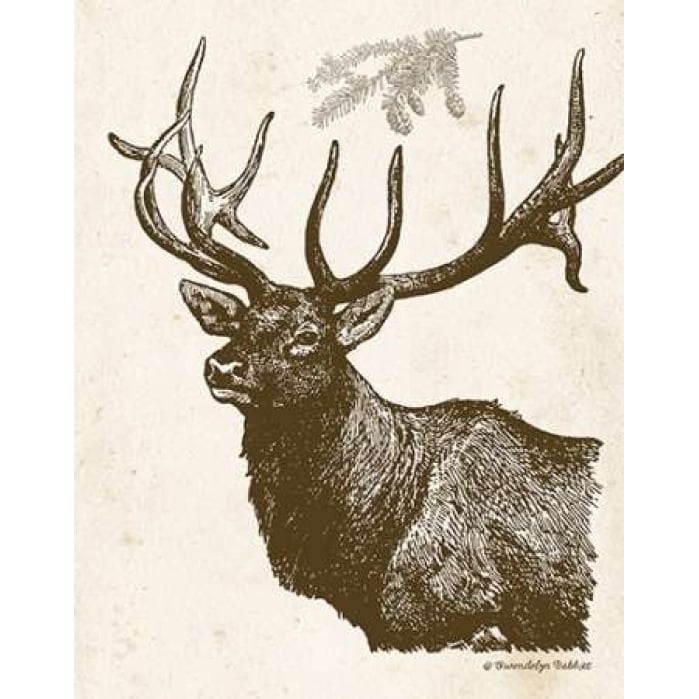 Neutral Deer II Poster Print by Gwendolyn Babbitt-VARPDXBAB321 Image 2