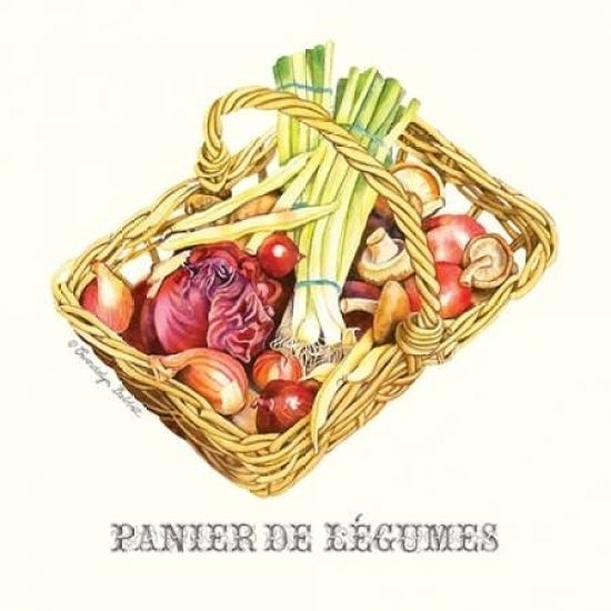 Panier de Legumes Poster Print by Gwendolyn Babbitt-VARPDXBAB386 Image 1