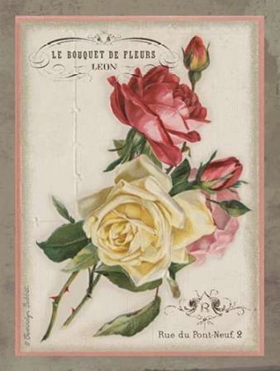 French Rose II Poster Print by Gwendolyn Babbitt-VARPDXBAB397 Image 1