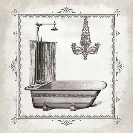 Tub and Chandelier I Poster Print by Gwendolyn Babbitt-VARPDXBAB461 Image 2