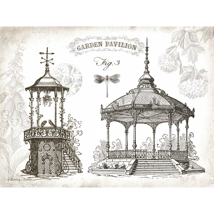 Garden Pavilions Poster Print by Gwendolyn Babbitt-VARPDXBAB466 Image 2