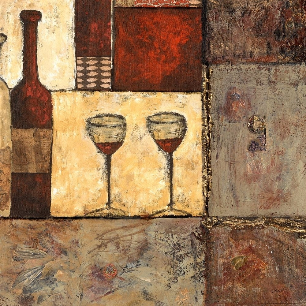 Red Wine for Two Poster Print by Judi Bagnato-VARPDXBAG47 Image 1