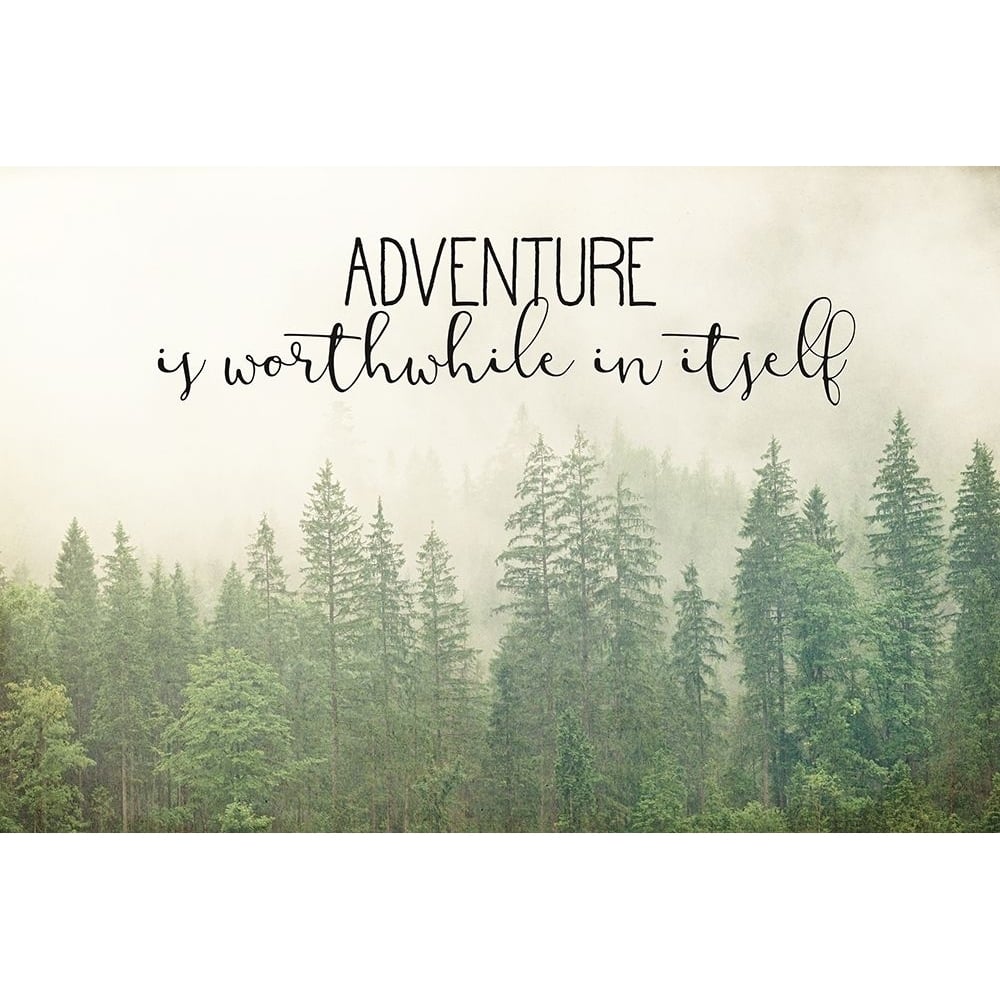 Adventure is Worthwhile Poster Print by Ann Bailey-VARPDXBARC048A Image 1