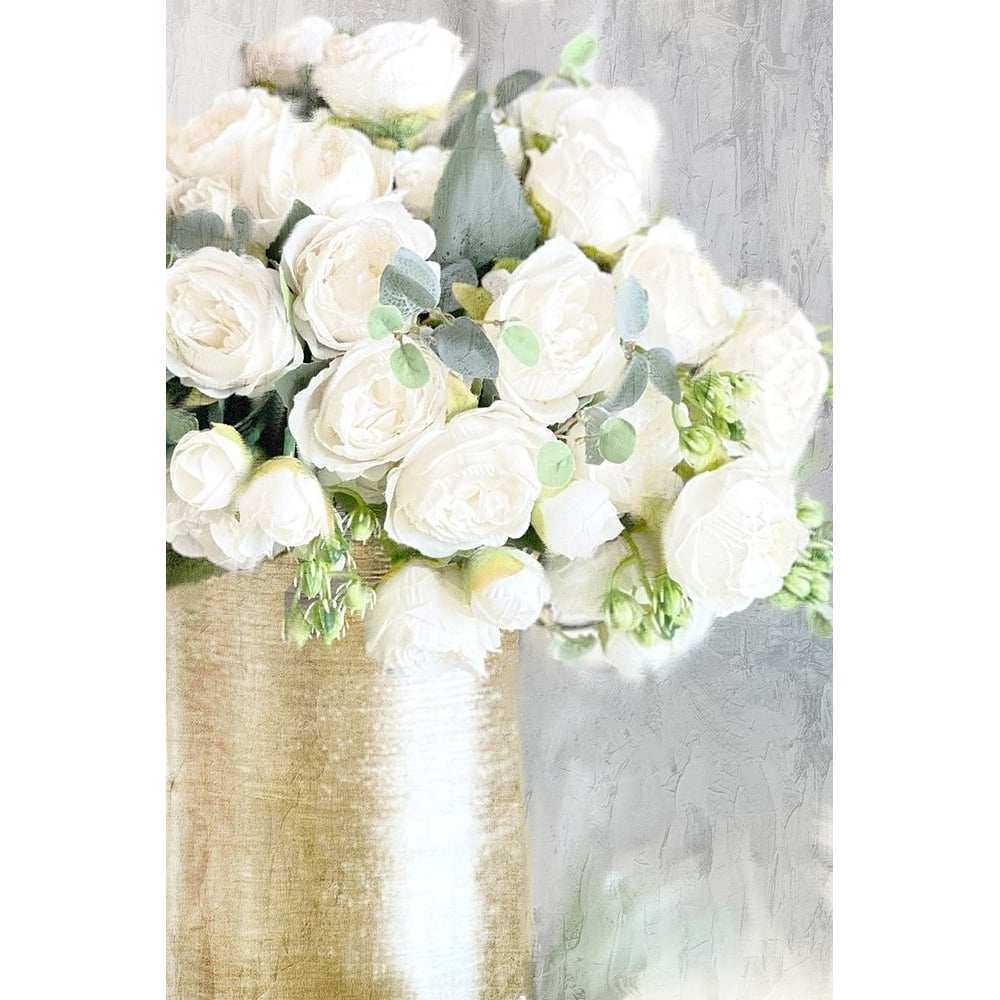 White Roses Poster Print - Ann Bailey-VARPDXBARC190A Image 1