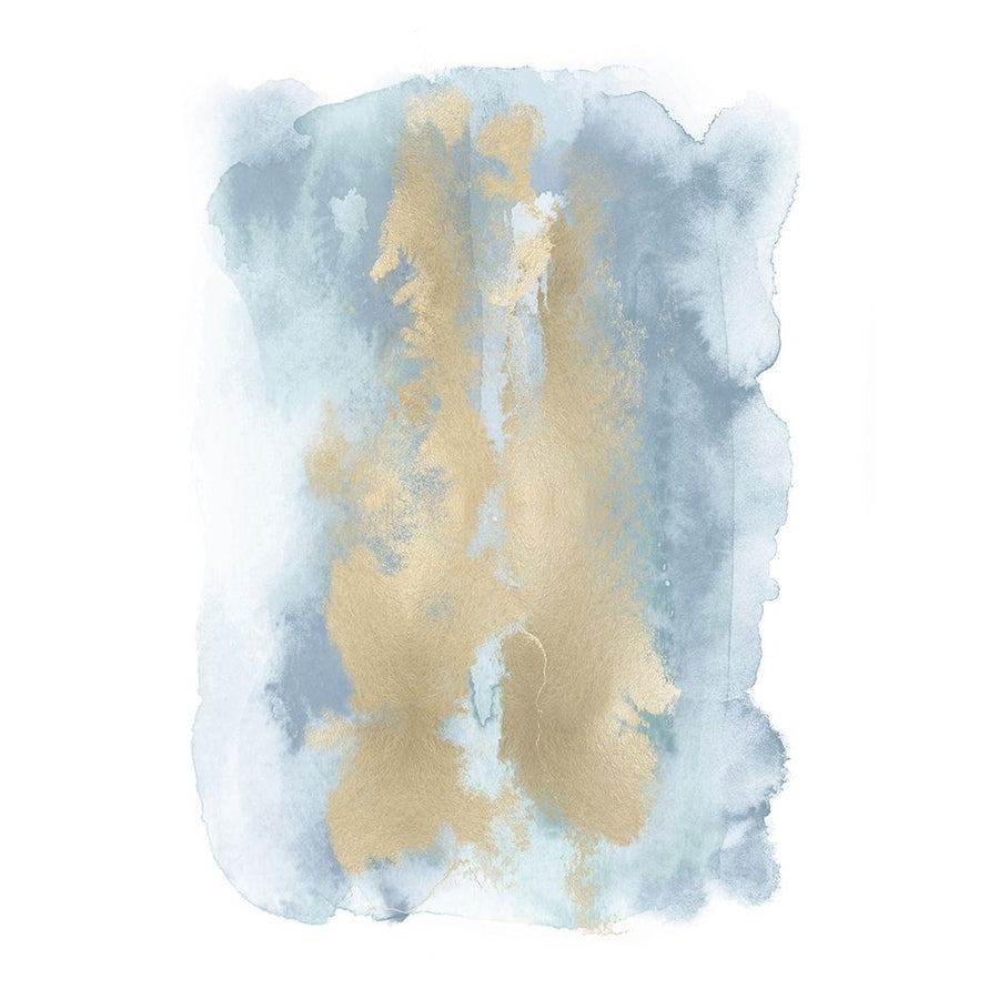 Soft Blue Mist With Gold II Poster Print by Bella Riley-VARPDXBAY116537 Image 1