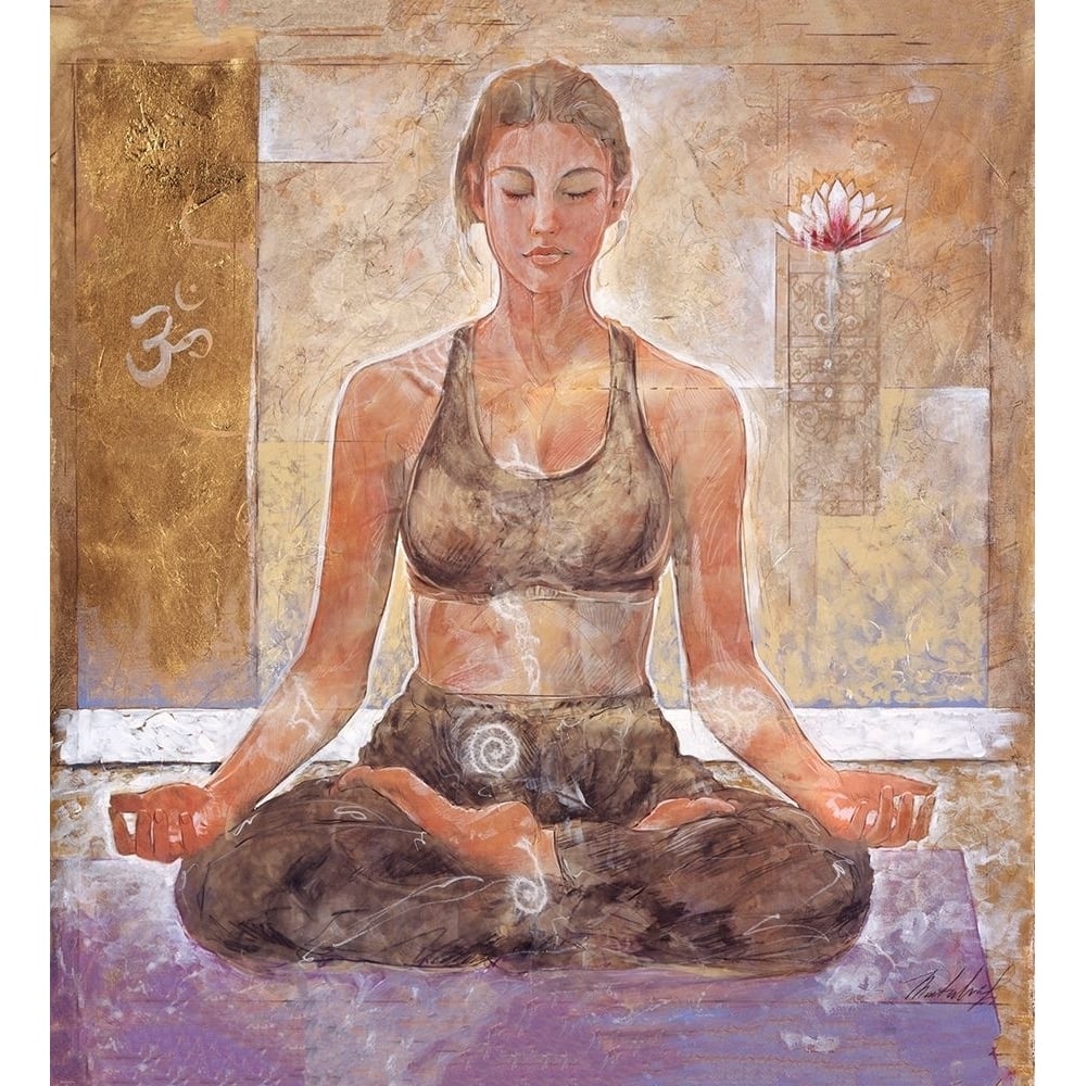 Yoga I- Beige by Marta Wiley-VARPDXBBB777 Image 1