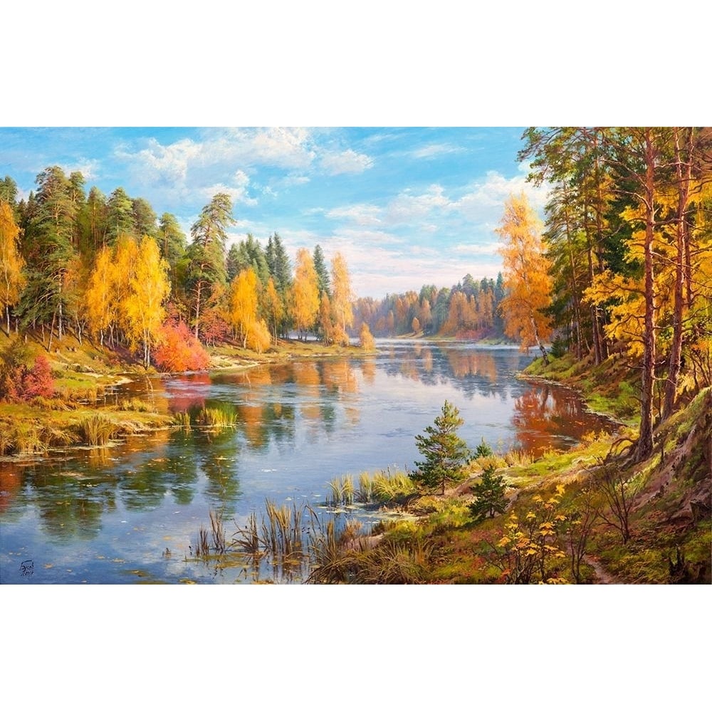 The gold of autumn Poster Print by Sergej Basov-VARPDXBC32 Image 1