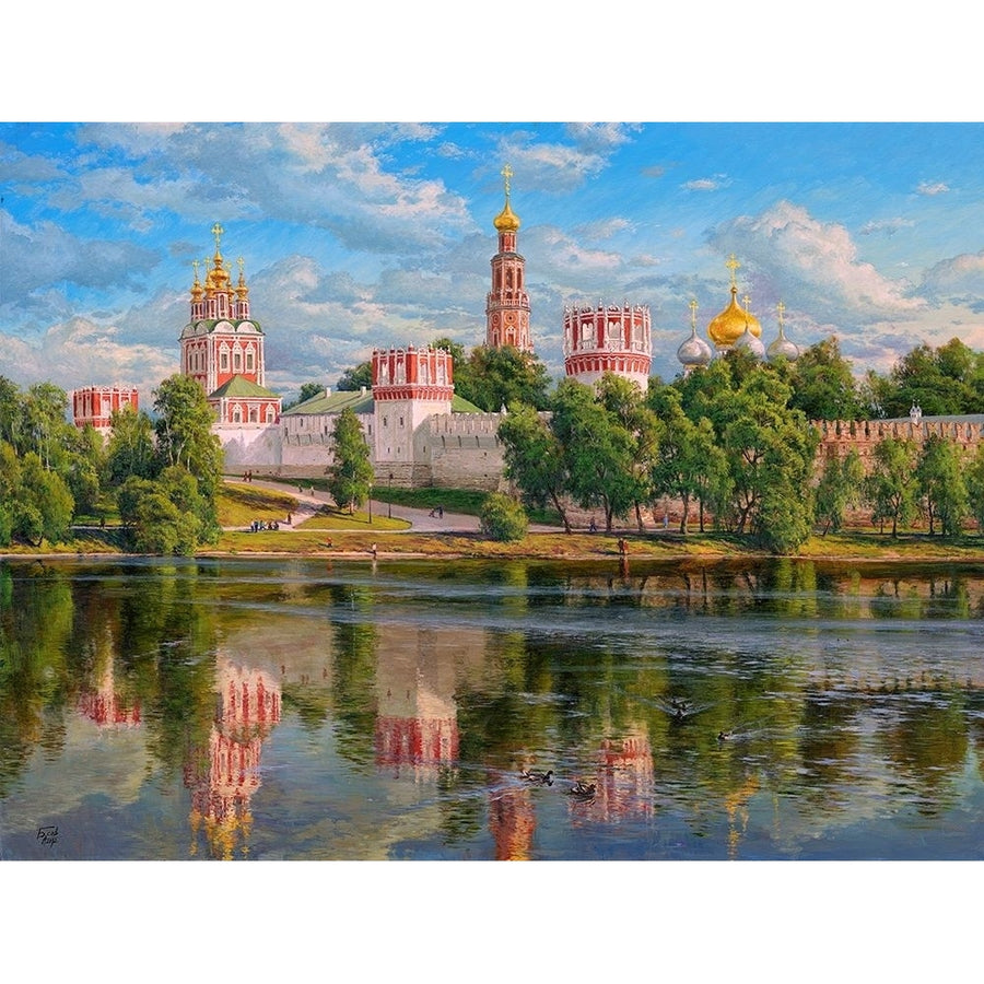 Novodevichy monastery Poster Print by Sergej Basov-VARPDXBC33 Image 1