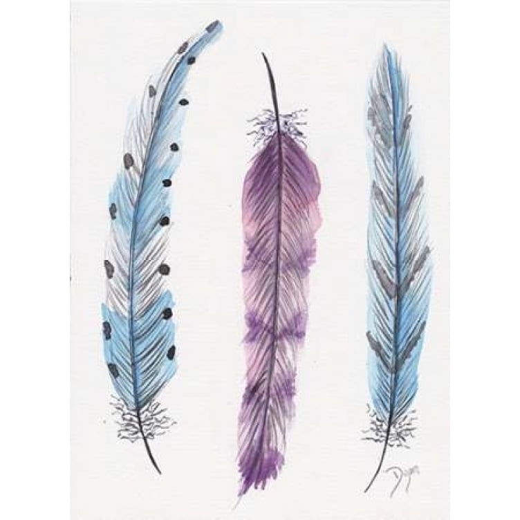 October Feathers I Poster Print by Beverly Dyer-VARPDXBDRC139A Image 2