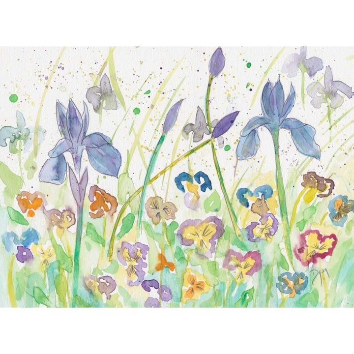 Iris and Company Poster Print by Beverly Dyer-VARPDXBDRC146A Image 1