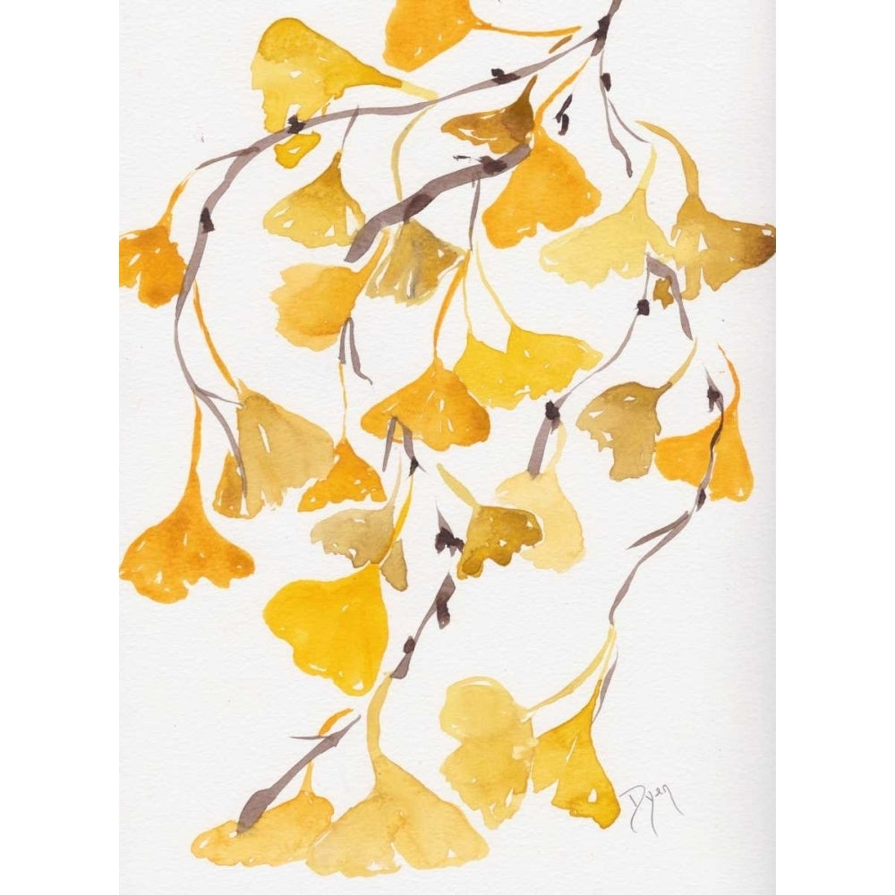 Golden Gingko A Poster Print by Beverly Dyer-VARPDXBDRC149A Image 1