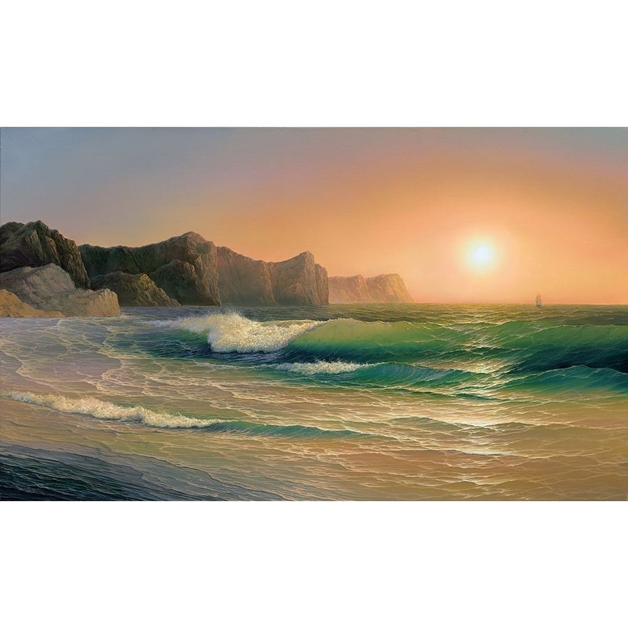 Evening wave Poster Print by Elena Beregovaya-VARPDXBE1 Image 1