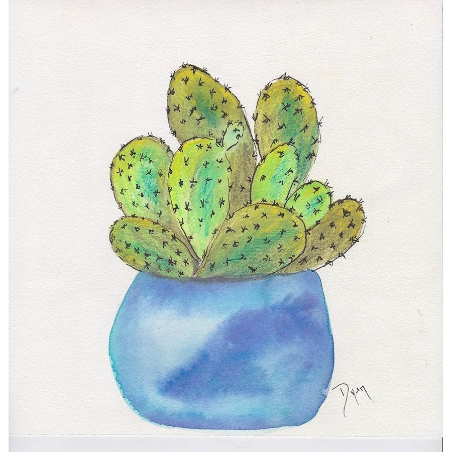 Cactus Pot I Poster Print by Beverly Dyer-VARPDXBDSQ069A Image 1