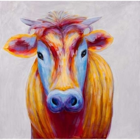 Colorful Country Cow Poster Print by Atelier B Art Studio-VARPDXBEGANI147 Image 2