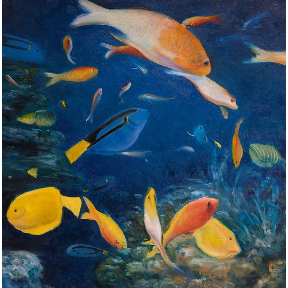 COLORFUL FISH UNDER THE SEA Poster Print by Atelier B Art Studio-VARPDXBEGANI169 Image 1