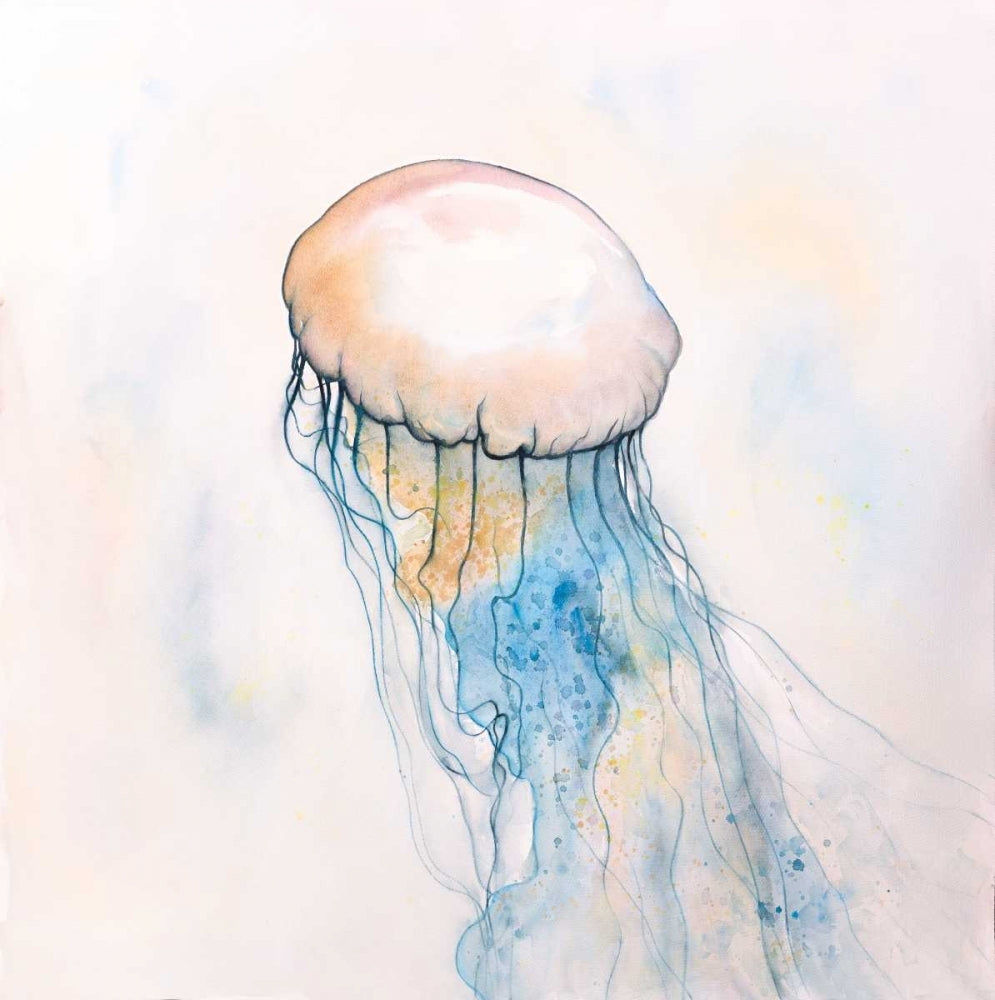 Watercolor Jellyfish Poster Print by Atelier B Art Studio-VARPDXBEGANI270 Image 1