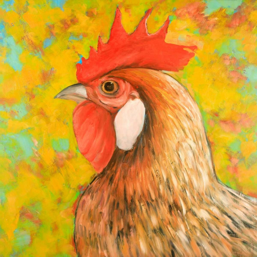 Colorful Chicken Poster Print by Atelier B Art Studio-VARPDXBEGANI264 Image 1