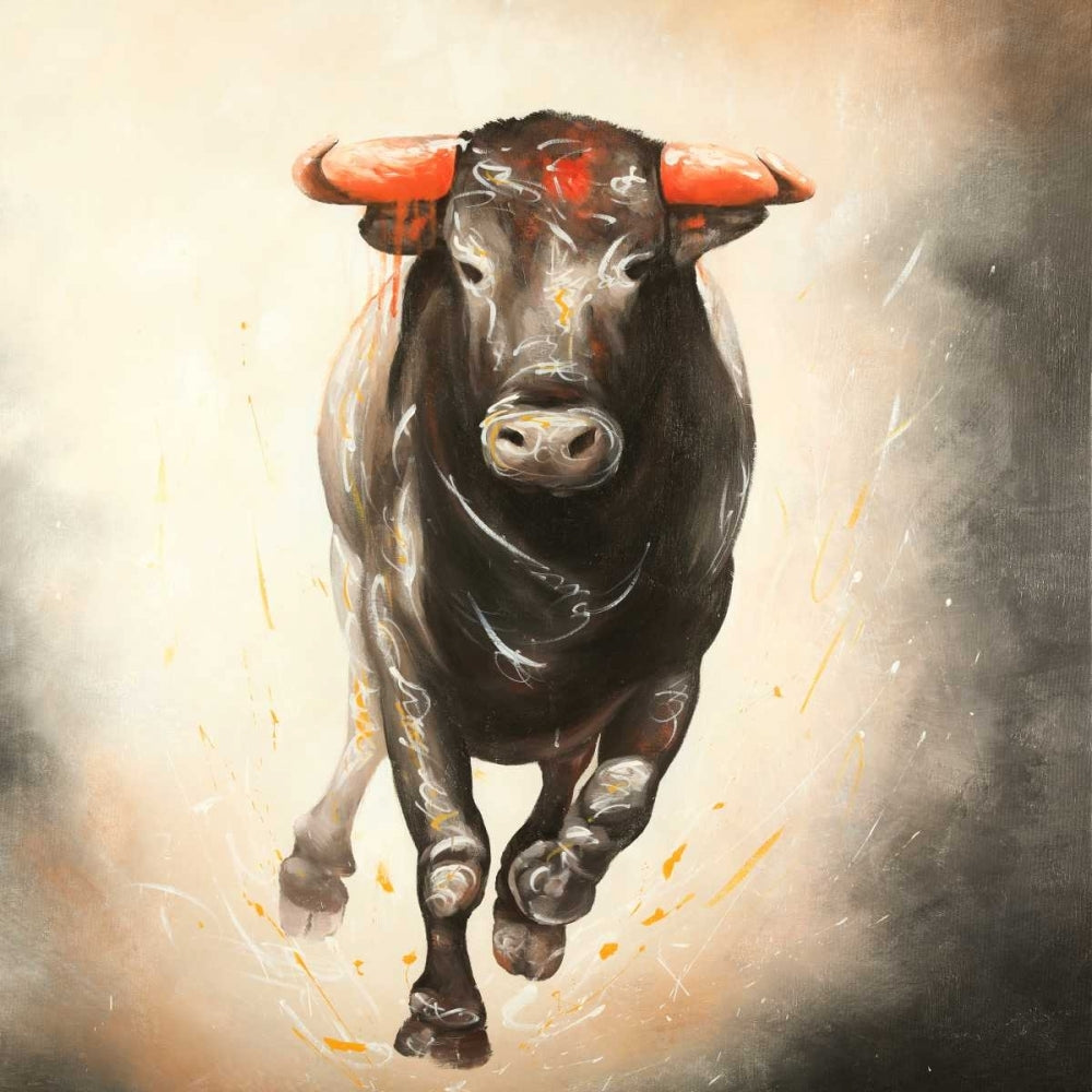 Bull Running Poster Print by Atelier B Art Studio-VARPDXBEGANI283 Image 1