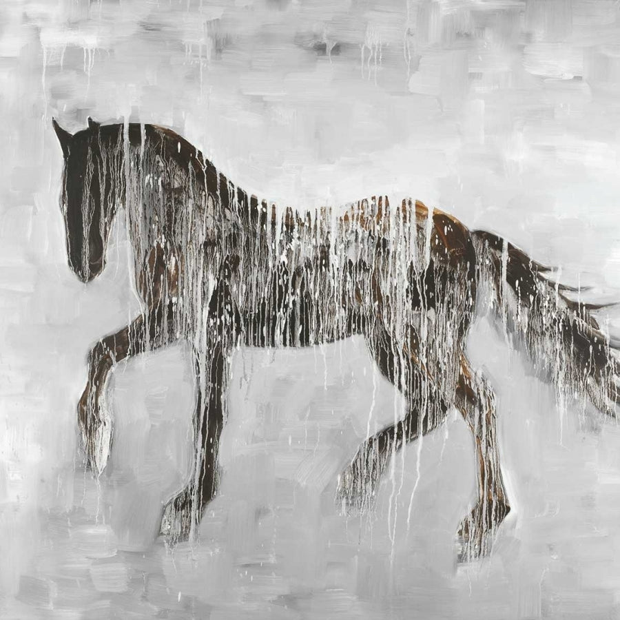 Horse Brown Silhouette Poster Print by Atelier B Art Studio-VARPDXBEGANI300 Image 1